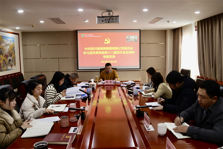 邓华讲学习贯彻省委十二届四次全会精神专题党课